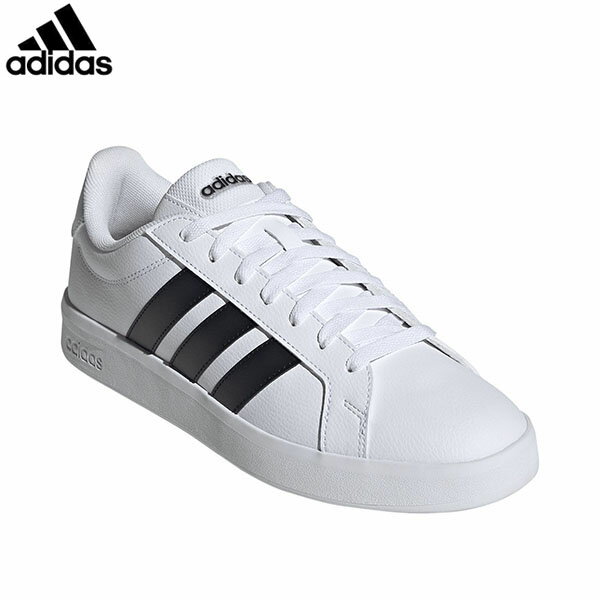 樂天商城 - アディダス adidas ユニセックス スニーカー グランドコートベース3.0 / GRANDCOURTBASE 3.0 フットウェアホワイト/コアブラック/フットウェアホワイト ADSJR4613