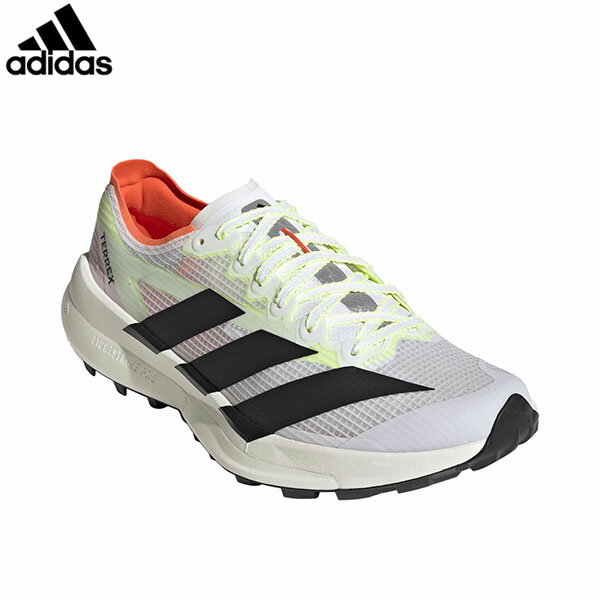 アディダス adidas メンズ トレイルランニングシューズ テレックス アグラヴィック スピード 2 トレイルランニング / Terrex Agravic Speed 2 Trail Running フットウェアホワイト/コアブラック/セミインパクトオレンジ ADSJS3536