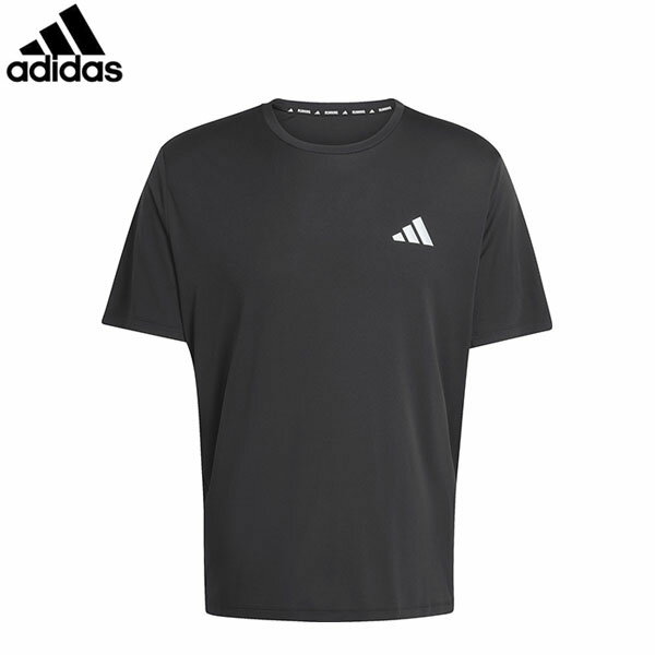 アディダス adidas メンズ 半袖Tシャツ Adi365 ランニング エッセンシャルズ Tシャツ ブラック 陸上 トレーニング ADSP6147KB5965