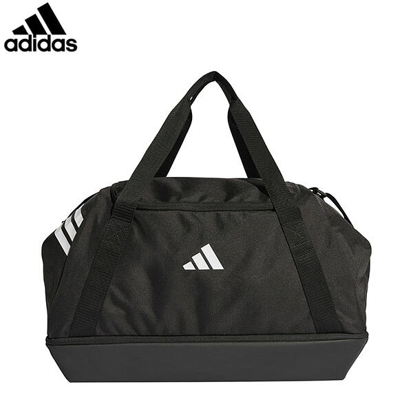 乐天商城 - アディダス adidas サッカー バッグ ダッフルバッグ ティロ ダッフルバッグ（ミディアム）ボトムコンパートメント付き ブラック/ホワイト ADSSS379JY7943