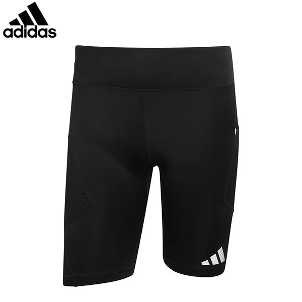アディダス adidas メンズ タイツ adi365 アダプティブ ウェア ランニング 1/2 タイツ ブラック 陸上 トレーニング ADSTA560JZ2270