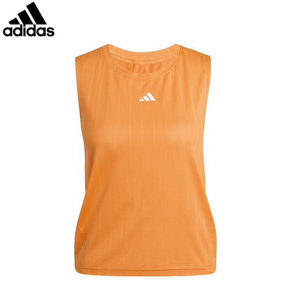 アディダス adidas レディース テニスウェア タンクトップ ノースリーブTシャツ クライマクール+ タンク プロ ピュアオレンジ ADSVS080KG3682