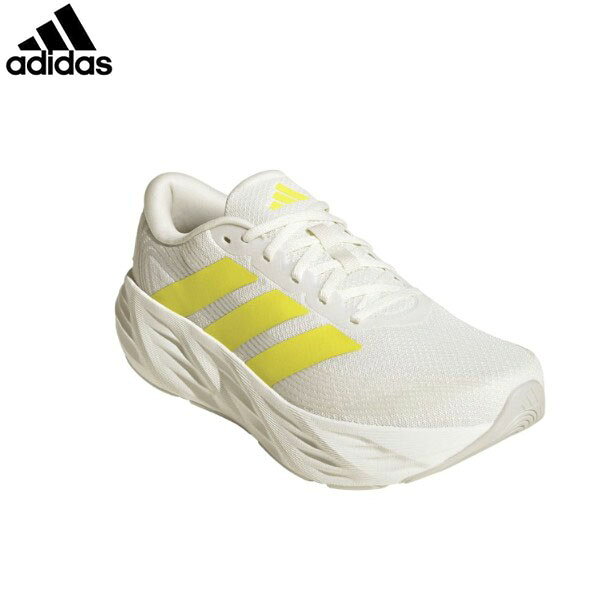 アディダス adidas メンズ ランニングシューズ 運動靴 スニーカー GALAXY 8 RUNNING SHOES クラウドホワイト/ピュアレモン/ライトグレーヘザーソリッドグレー ADSKI7986