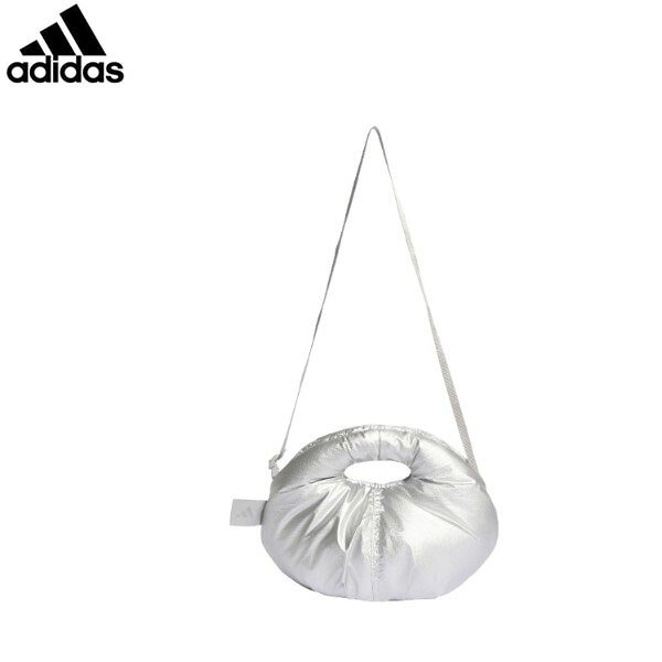 アディダス adidas レディース ショルダーバッグ ミニバッグ サコッシュ メタル スモール バッグ シルバーメタリック 小さめ 軽量 お出かけ サブバッグ ADSW9735KH4504