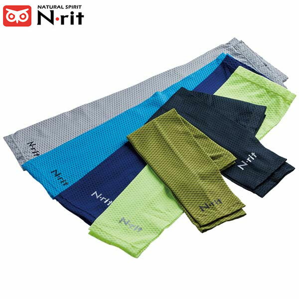N-rit エヌリット アームカバー チューブナイン クーレット 3 550グリーン 抗菌消臭 吸汗 ...
