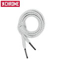 クローム CHROME 靴紐 靴ひも CHROME REFLECTIVE LACES リフレクティブ レース WHITE/REFLECTIVE 反射材 夜間 AC220WTRF CRMAC220WTRF