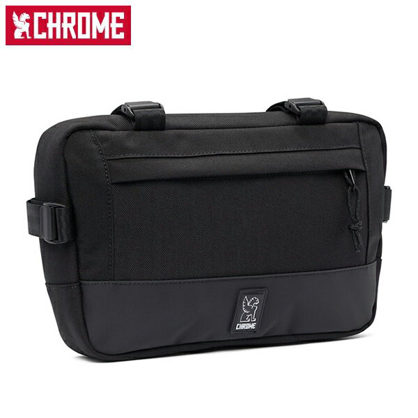 N[ BG337BK ] XOobO CHROME DOUBLETRACK FRAME BAG MD BLACK CRMBG337BK