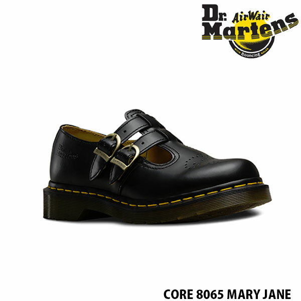 国内正規品 ドクターマーチン MARY JANE 8065 ストラップ シューズ レディース メリージェーン BLACKSMOOTH MARY JANE 8065 ブラック 黒 女性用 Dr.Martens DRM12916