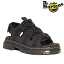 国内正規品 ドクターマーチン Dr.Martens JERICHO グラディエーター サンダル BLACK メンズ レディース おしゃれ DRM31578001