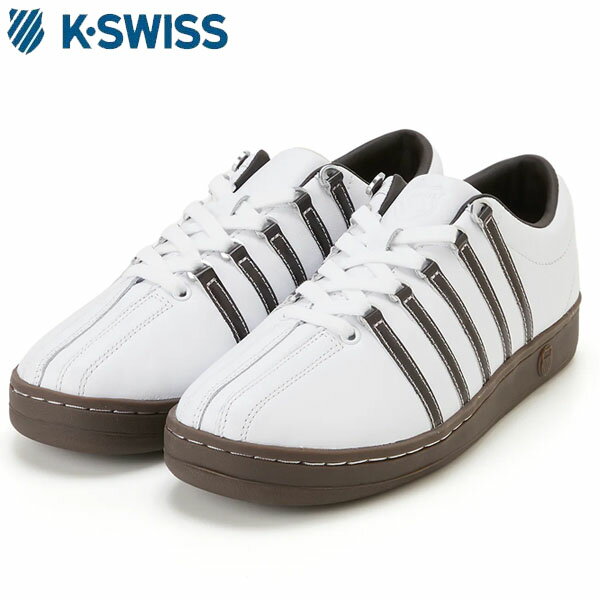 ケースイス K-SWISS スニーカー クラシック88 CLASSIC 88 WH/BR メンズ KSW2KSU0088WHBR