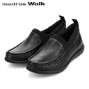 マドラスウォーク madras Walk レディース ゴアテックス シューズ スリッポン MWL1021 BLACK 防水透湿 ストレッチ MADMWL1021BLA