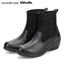 マドラスウォーク madras Walk レディース ゴアテックス ショートブーツ MWL1026 BLACK 防水透湿 MADMWL1026BLA