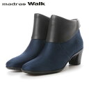 マドラスウォーク ブーツ レディース マドラスウォーク madras Walk レディース ゴアテックス ショートブーツ MWL2067 NAVY/C 防水透湿 MADMWL2067NAVC