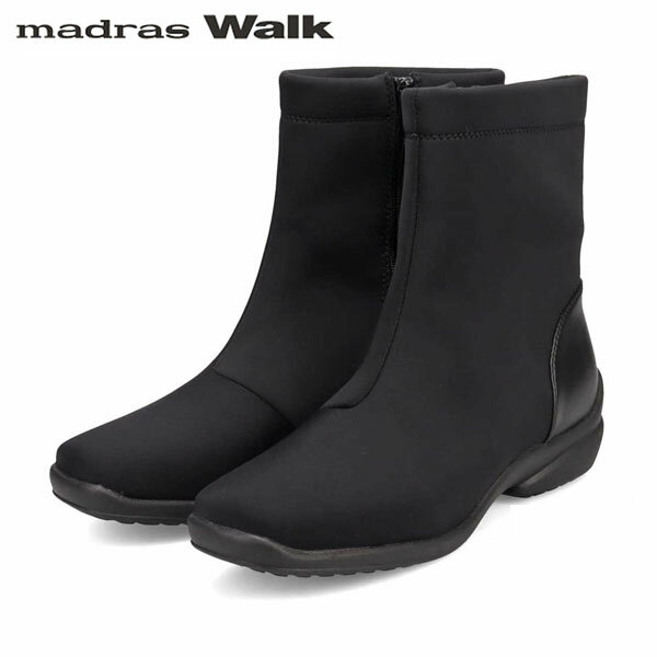 マドラスウォーク ブーツ レディース マドラスウォーク madras Walk レディース ゴアテックス ショートブーツ MWL2072 BLACK 防水透湿 防滑 MADMWL2072BLA