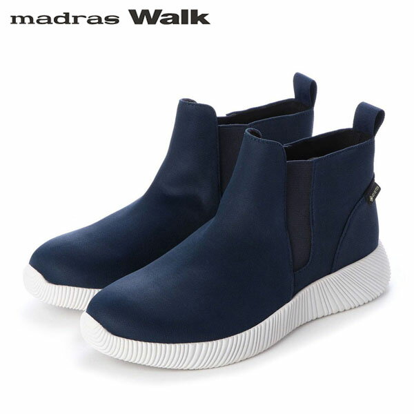 マドラスウォーク ブーツ レディース マドラスウォーク madras Walk レディース ゴアテックス サイドゴアブーツ MWL2202 NAVY-TX 防水透湿 MADMWL2202NAVTX