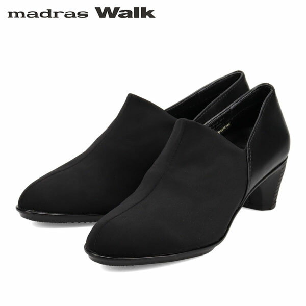 マドラスウォーク madras Walk レディース ゴアテックス パンプス 甲深 MWL2216 BLACK-TX 防水透湿 防滑 通勤 冠婚葬祭 MADMWL2216BLATX