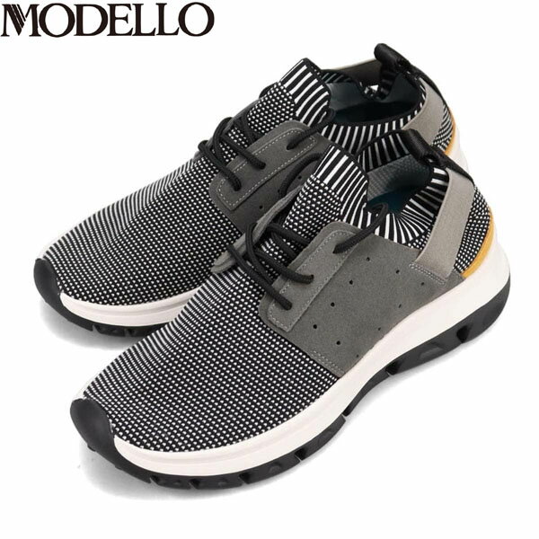 モデロ MODELLO メンズ カジュアルシューズ スニーカー DM6522 BLACK/WHITE マドラス madras MODDM6522BLAWHT