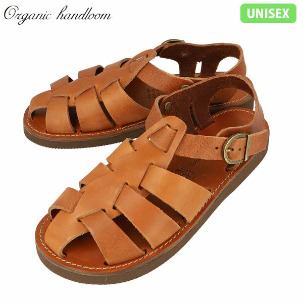 オーガニックハンドルーム Organic handloom レディース メンズ GURKHA グルカ ブラウン レザーサンダル ストラップサンダル グルカサンダル 日本製 OH002200 OH002200