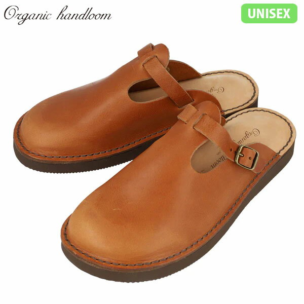 オーガニックハンドルーム Organic handloom レディース メンズ GUDALUR クーダルール ブラウン レザー クロッグサンダル 日本製 OH004200 OH004200