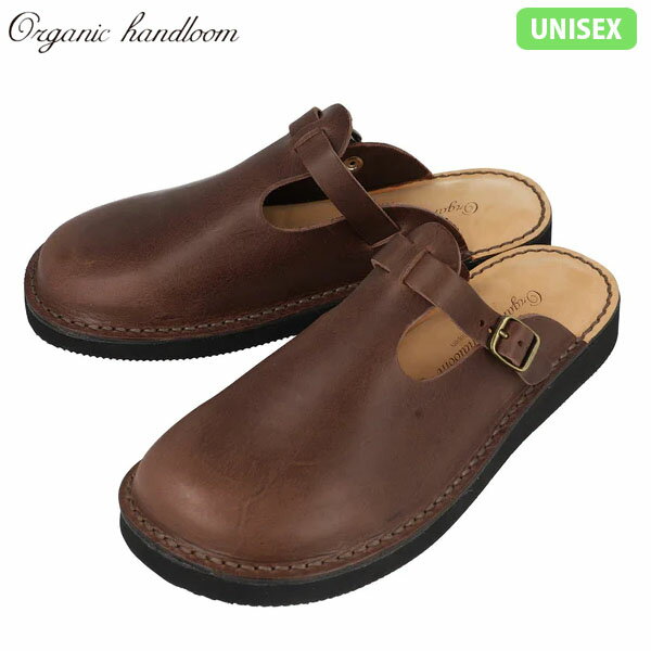 オーガニックハンドルーム Organic handloom レディース メンズ GUDALUR クーダルール ダークブラウン レザー クロッグサンダル 日本製 OH004208 OH004208