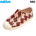 ネイティブシューズ Native Shoes キッズ ジュニア スリッポン ジェファーソン プリント Jefferson Print Child CamPnk/...