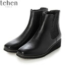 テーン tehen レディース サイドゴアブーツ TN1776 BLACK クッションインソール スクエアトゥ マドラス madras TEHTN1776BLA