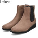 テーン tehen レディース サイドゴアブーツ TN1776 D-OAK-S クッションインソール スクエアトゥ マドラス madras TEHTN1776D...