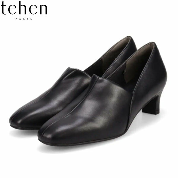 樂天商城 - テーン tehen レディース パンプス 甲深 ストレッチ TN1781 Black2 通勤 ビジネス やわらかい マドラス madras TEHTN1781BLA2