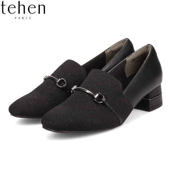 乐天商城 - テーン tehen レディース 甲深パンプス TN1787 BLACK 抗菌 防臭 マドラス madras TEHTN1787BLA