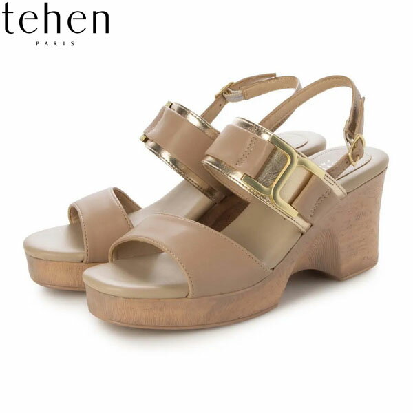 Rakuten - テーン tehen レディース ウェッジサンダル 厚底サンダル TN2305 GREGE/C WOOD調 木目調 マドラス madras TEHTN2305GRGC
