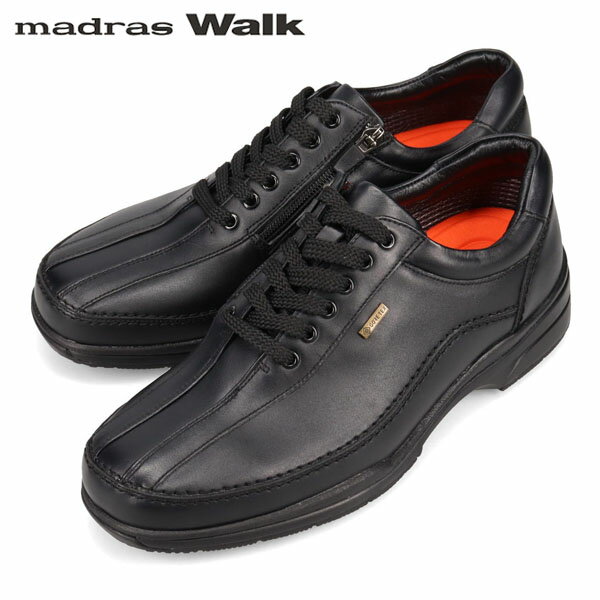 樂天商城 - マドラスウォーク madras Walk メンズ ゴアテックス スニーカー カジュアルシューズ SPMW5481 ブラック 防水透湿 MADSPMW5481BLA