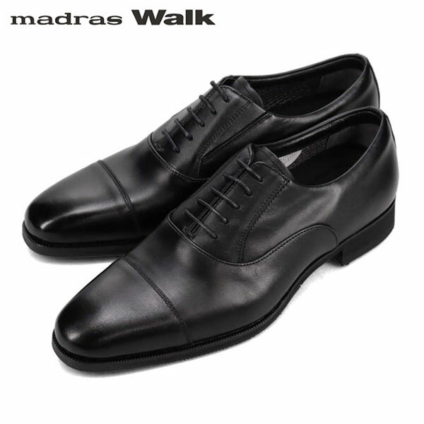 乐天商城 - マドラスウォーク madras Walk メンズ ゴアテックス ビジネスシューズ 紳士靴 革靴 SPMW7800 BLACK 防水透湿 通勤 MADSPMW7800BLA