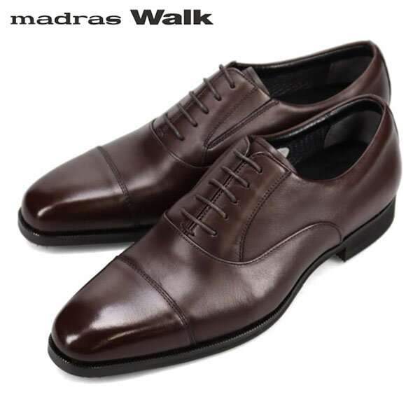 マドラスウォーク madras Walk メンズ ゴアテックス ビジネスシューズ 紳士靴 革靴 SPMW7800 D-BROWN 防水透湿 通勤 MADSPMW7800DBR