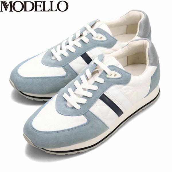モデロ MODELLO レディース スニーカー DMS3350 BLUE キルティング カバロス加工 マドラス madras MODDMS3350BLU