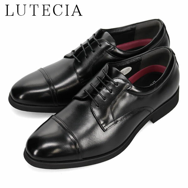 ルーテシア LUTECIA メンズ ビジネスシューズ 革靴 LU7804 BLACK 黒 5E 軽量 マドラス madras LUTLU7804BLA