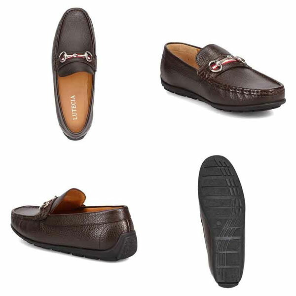 �롼�ƥ��� LUTECIA ��� ����åݥ� �ɥ饤�ӥ󥰥��塼�� LU8102 D-BROWN �㿧 �ޥɥ饹 madras LUTLU8102DBR