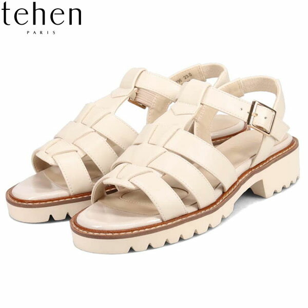 テーン tehen レディース グルカサンダル 厚底 IVORY 3.5cmヒール カップインソール 柔らかい マドラス madras TEHTN1796IVO
