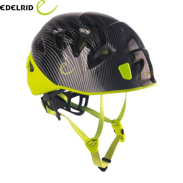 EDELRID エーデルリッド クライミングヘルメット ヘルメット シールド2 ナイト サイズ2 軽量 通気性 インモールド フィット EDE4028545113265