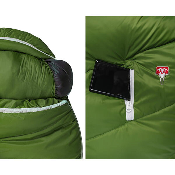 エバニュー EVERNEW GRU5210 Biopod DownWool Summer 175 505Cactus 寝袋 シュラフ キャンプ アウトドア 夏 EVNGRU5210505 reweb-10218478 Retailer リテイラー サンプル画像3