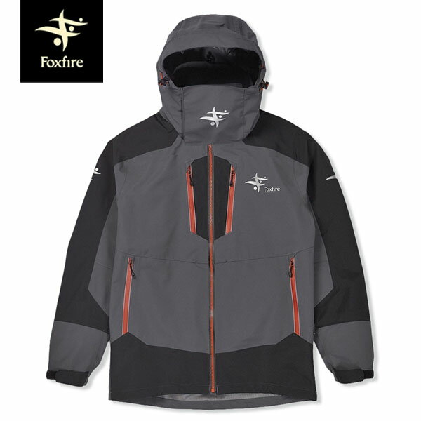 フォックスファイヤー Foxfire フィッシングジャケット ゴアテックス 防水透湿 ハイドロマスタージャケット グレー 釣り FOX5013650020