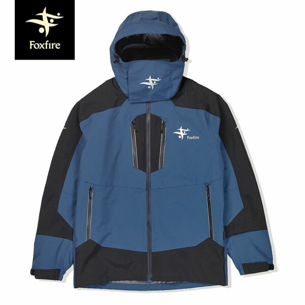 フォックスファイヤー Foxfire フィッシングジャケット ゴアテックス 防水透湿 ハイドロマスタージャケット ブルー 釣り FOX5013650040