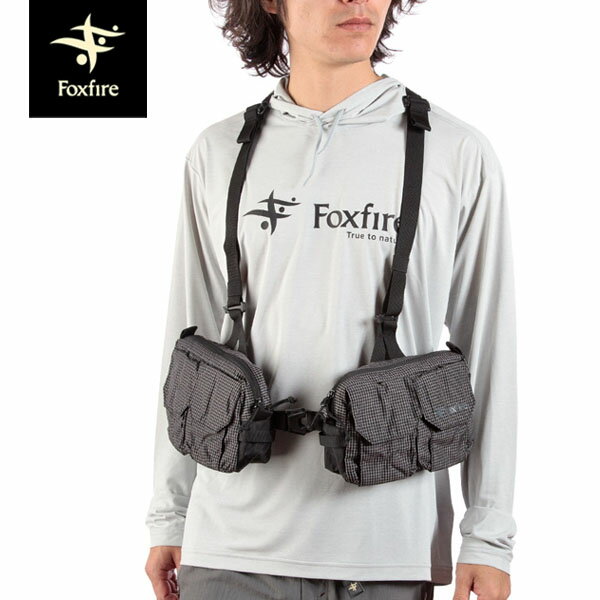 フォックスファイヤー Foxfire フィッシングベスト RSライトパックベスト ブラック(025) 釣り FOX50215..