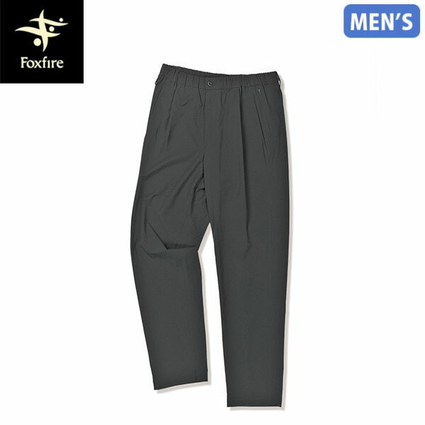 フォックスファイヤー Foxfire メンズ イージーパンツ スタッシュライトパンツ ブラック 撥水 ストレッチ 軽量 旅行 FOX5214638025