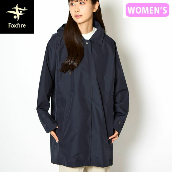 フォックスファイヤー Foxfire レディース ステンカラーコート ゴアテックス WSミストラルコート インクブルー GORE-TEX 防水 透湿 通勤 FOX7213694057
