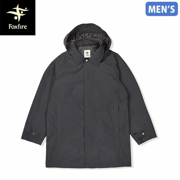フォックスファイヤー Foxfire メンズ ステンカラーコート ゴアテックス WSミストラルコート インクブルー GORE-TEX 防水 透湿 通勤 ビジネス FOX7413692057