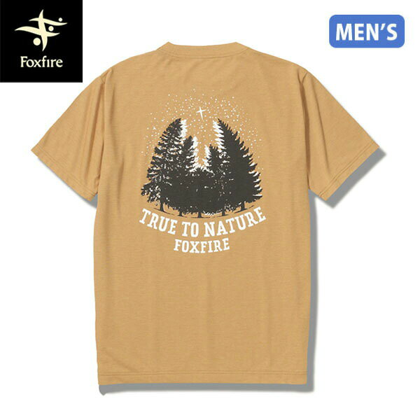 フォックスファイヤー Foxfire メンズ Tシャツ 半袖 CシールドラフォーレティーS/S ターメリック(065) ..