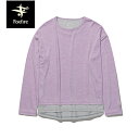 フォックスファイヤー Foxfire レディース Tシャツ 長袖 カットソー SCクルー 防虫 UVカット ペールピンク(230) FOX8215362230