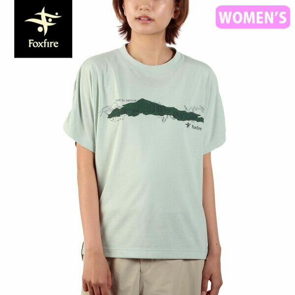 フォックスファイヤー Foxfire レディース Tシャツ 半袖 CシールドエンドレスライズティーS/S ミストミント(247) 遮熱 FOX8215552247