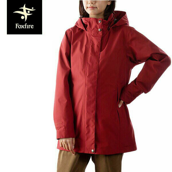 フォックスファイヤー Foxfire レディース 防水ジャケット アウター センシアジャケット Sencia Jacket 全天候 ユニットシステム対応 ゴアテックス 防寒 クランベリー（081） FOX8113398081