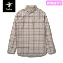 セール フォックスファイヤー Foxfire レディース シャツ 半袖 Cシールドチェックシャツ UV ペールピンク(230) T-FOX8212366230